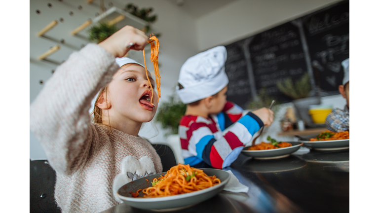 Pasta for little chefs