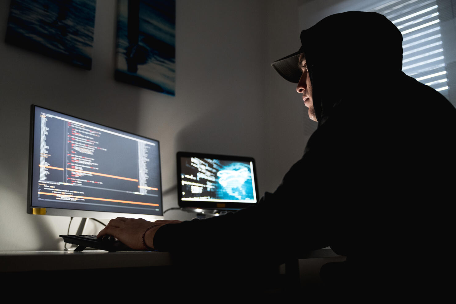 Computer Hacker Cyber Attack