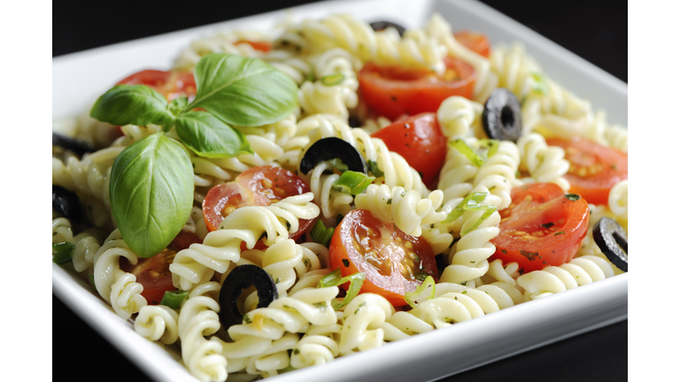Fusilli pasta salad