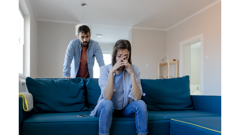 Angry Couple Having an Argument
