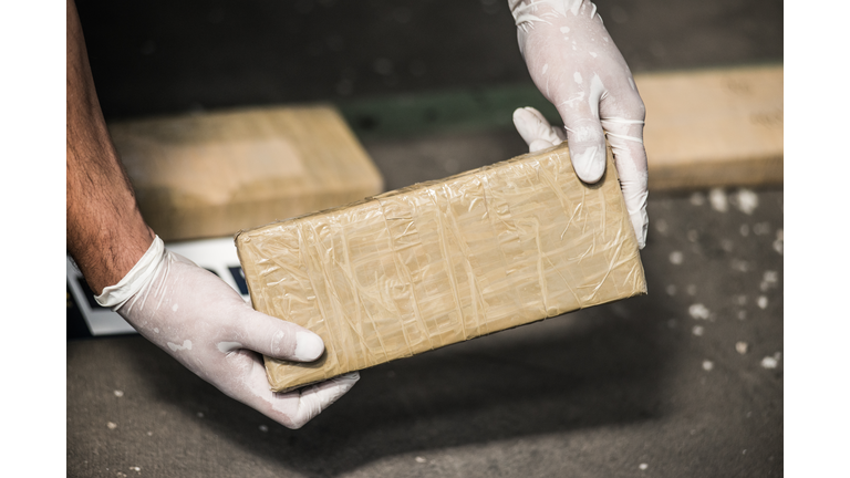 Drug Trafficking - Package with drugs