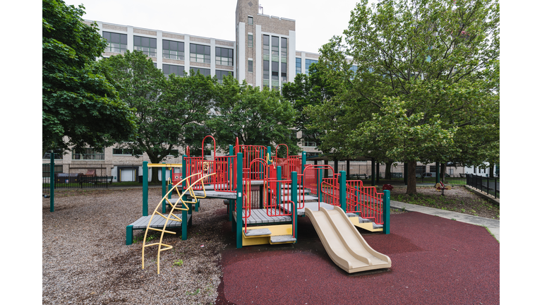 public playground in Boston