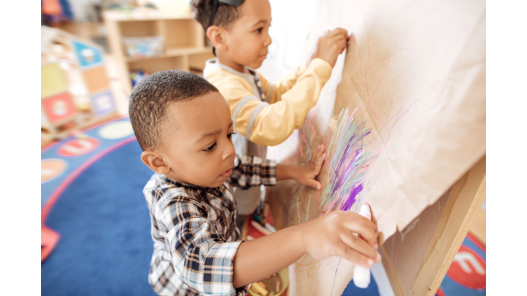 Kids are discovering new colours in daycare