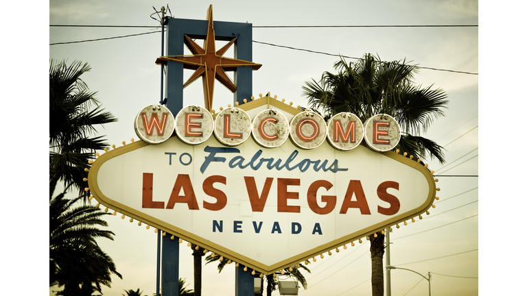 Welcome to Las Vegas Sign at Dusk