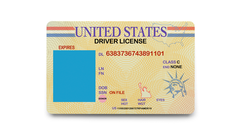 Blank Driver License