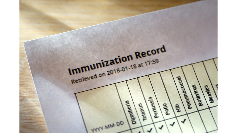 immunization record