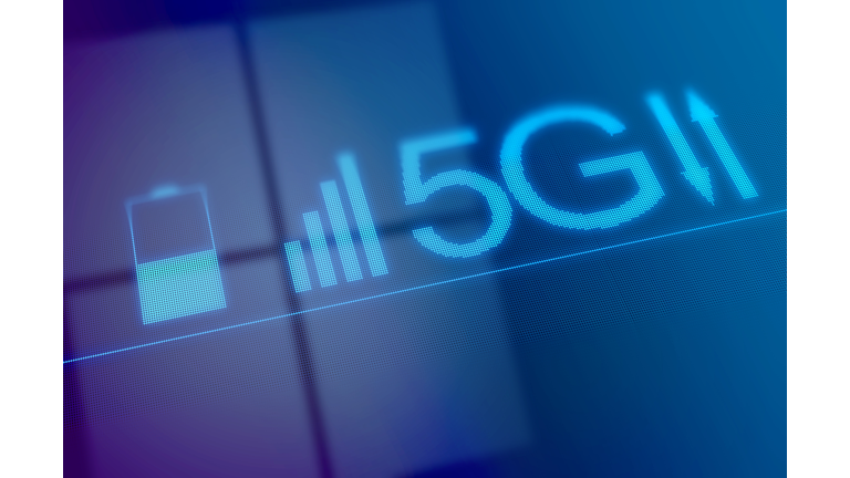 5G mobile network, illustration