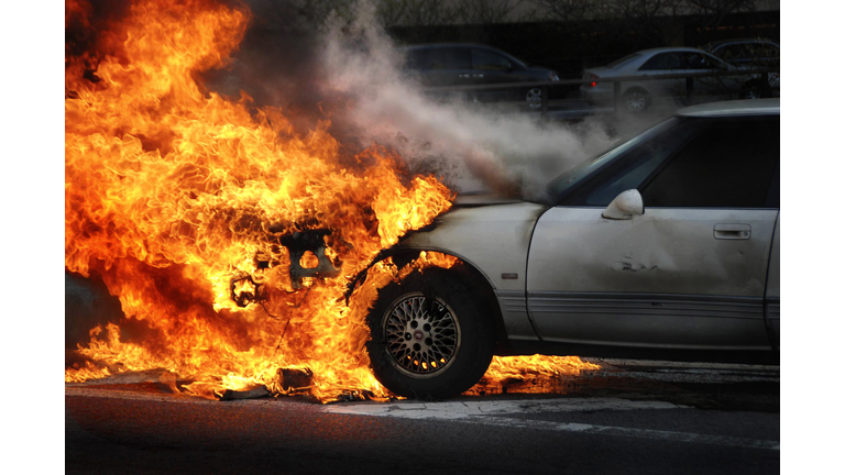 Burning Car 