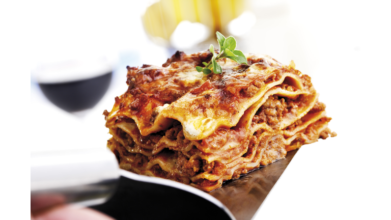 Piece of lasagna