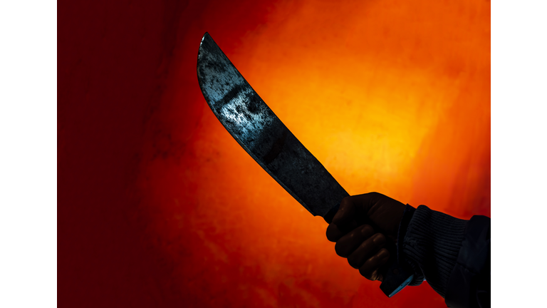 machete in the darkness
