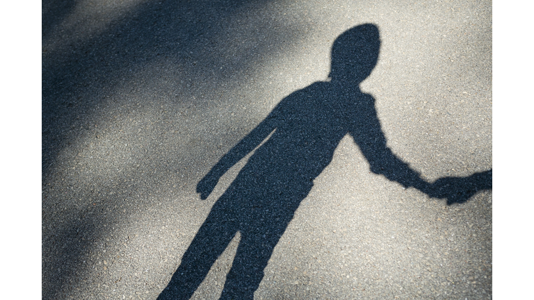 Shadow of a boy