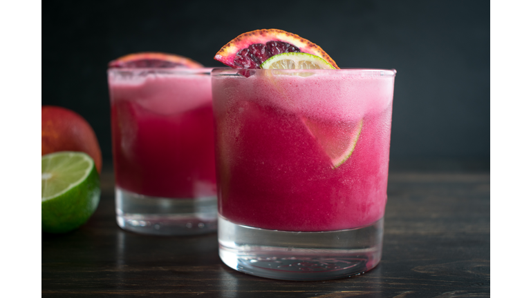 Coconut Blood Orange Margaritas