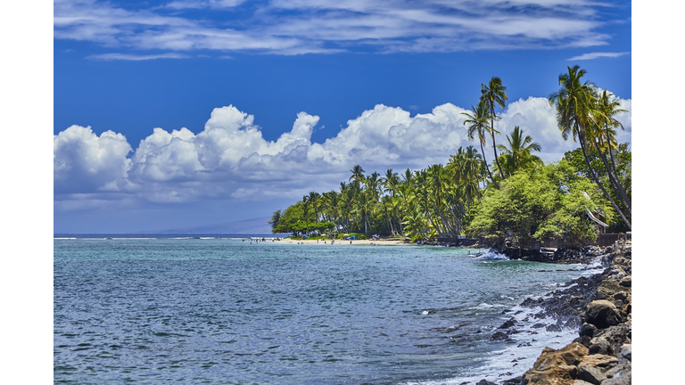 Baby Beach at the town of Lahaina,Maui,Hawaii,USA