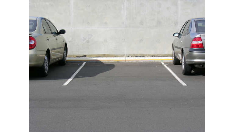Vacant car parking space