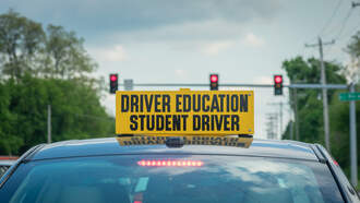 Student Driver Makes Big Mistake