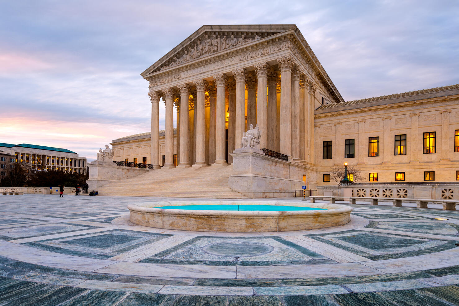 Blue Hour, United States Supreme Court Building, Washington DC, America