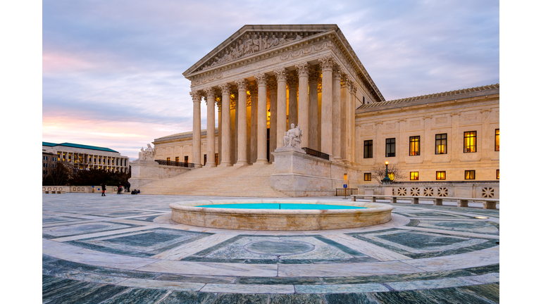 Blue Hour, United States Supreme Court Building, Washington DC, America
