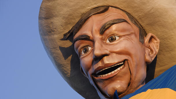 Big Tex In Place Ready For State Fair Of Texas