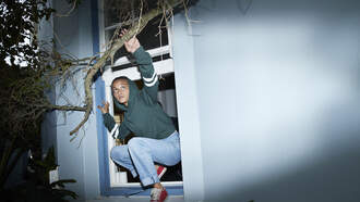 Viral Clip Shows Sidepiece Climbing Out of Tenth Floor Window