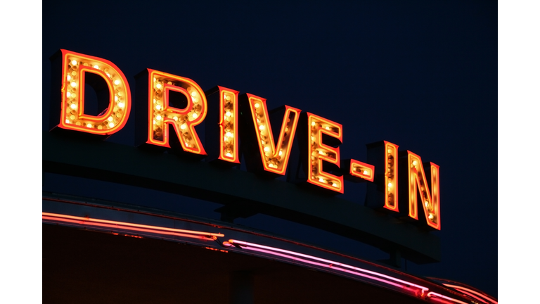 Drive-In Neon Sign