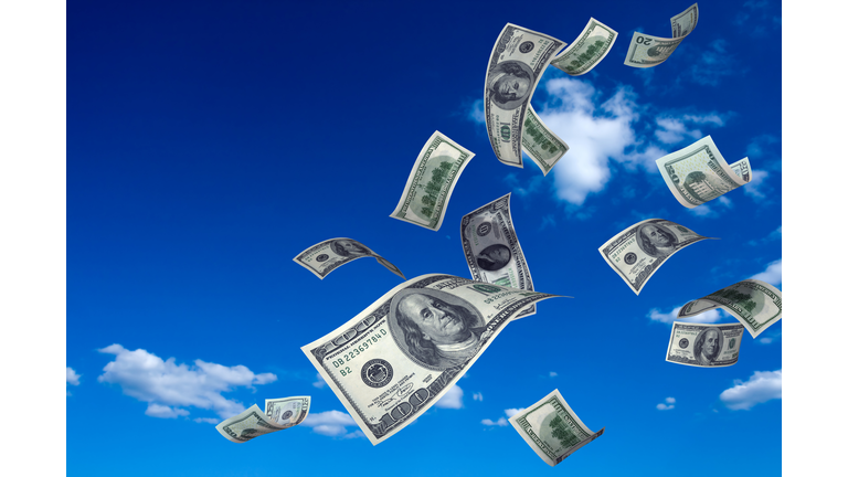 Money Falling from Sky
