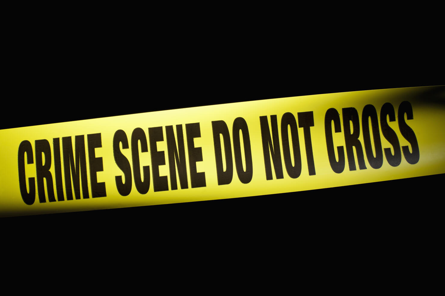 Crime Scene Do Not Cross cordon tape