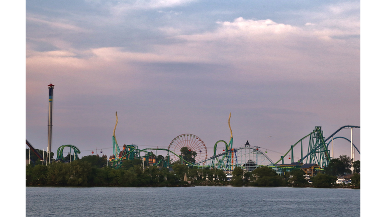 Distant Amusement Park, Cedar Point Amusement Park, Sandusky, Ohio, USA