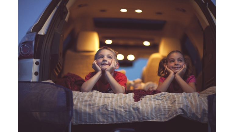 Children at a Drive-in Movie