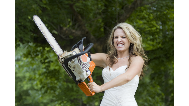 Bridezilla - Bride with Chainsaw