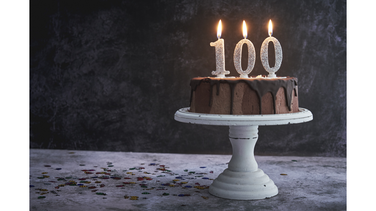 100th Birthday Cake