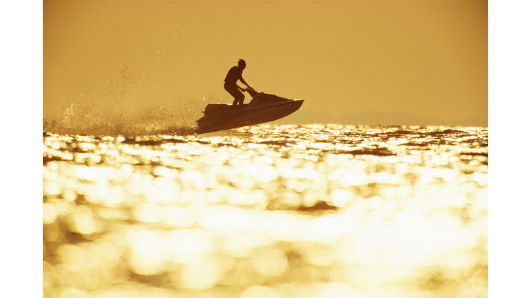 Jet Ski at Sunset