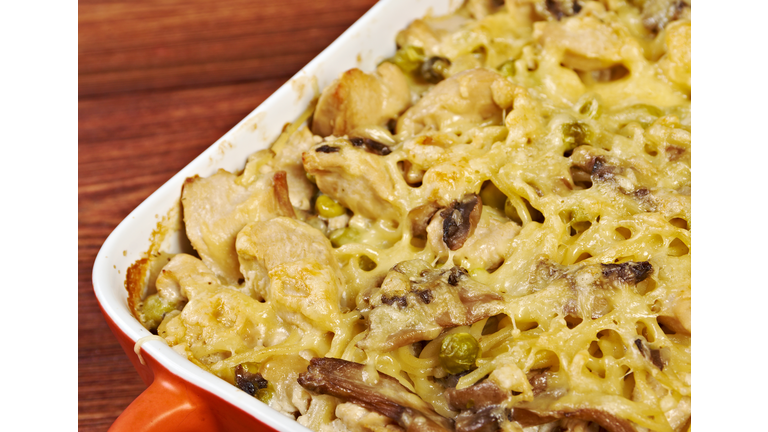 Tetrazzini is an American dish