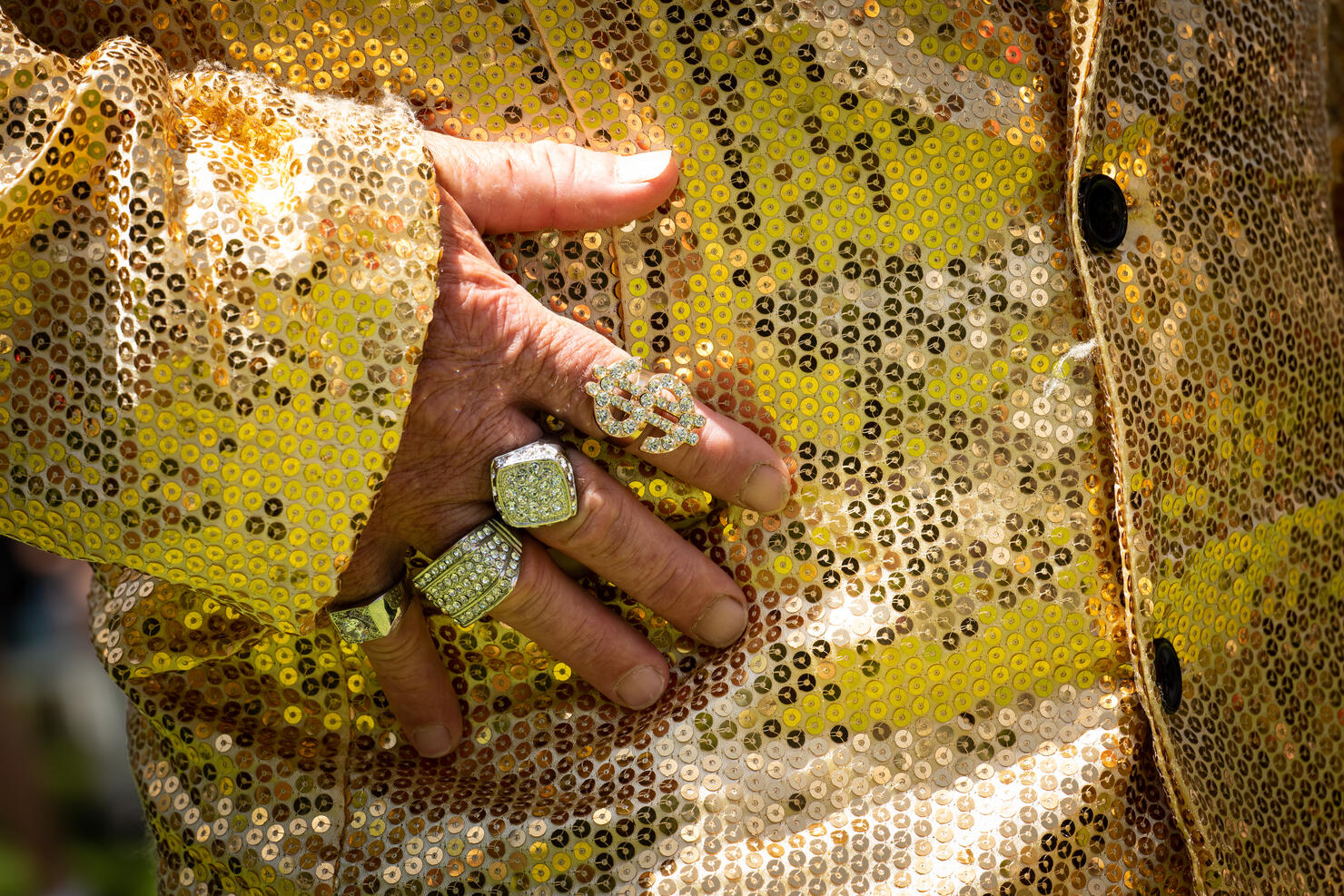 sequinned jacket