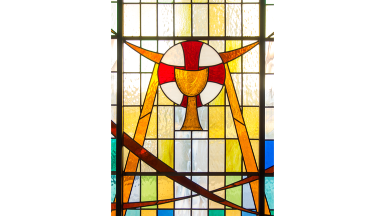 Eucharist Stained Glass