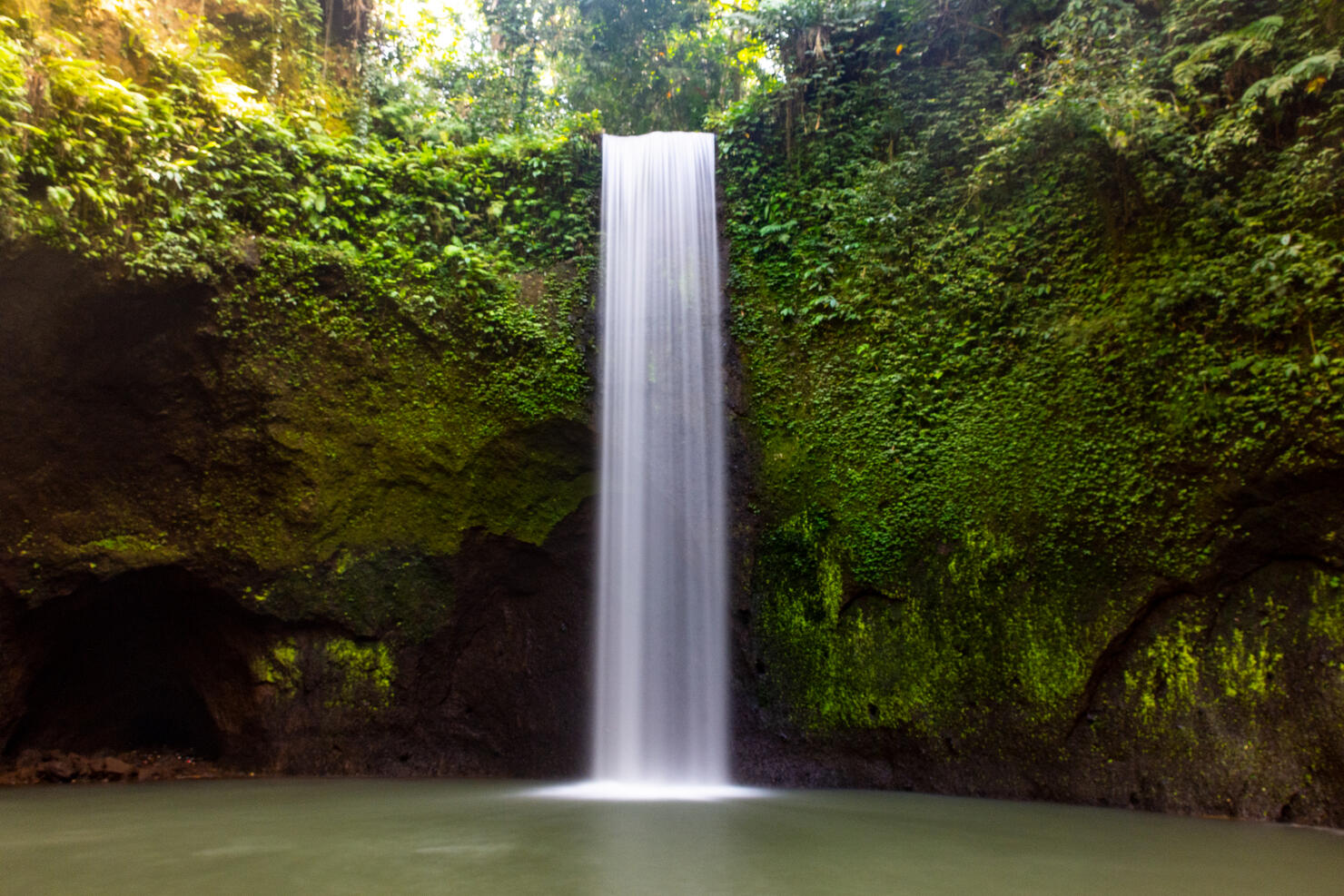 The Tibumana Waterfall near Ubud in Bali