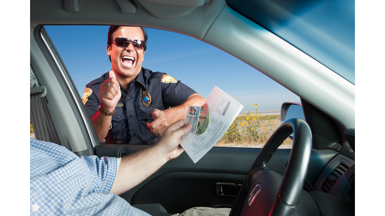 Motorist Bribing Traffic Police Officer