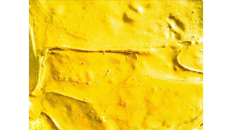 Full Frame Shot Of Mustard Sauce