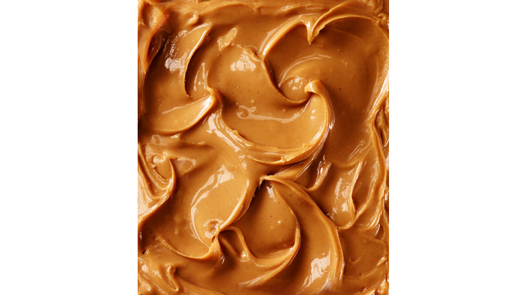 Close up of peanut butter spread