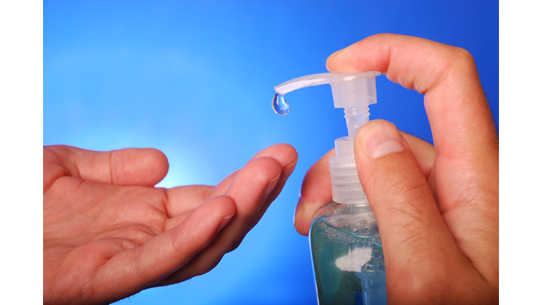 Hand sanitizer or soap