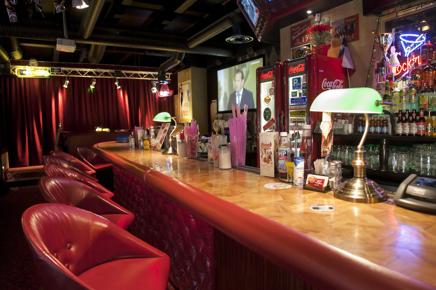 Bar at an American Style Diner