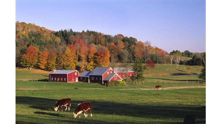 Farm near Thetford, Vermont, USA