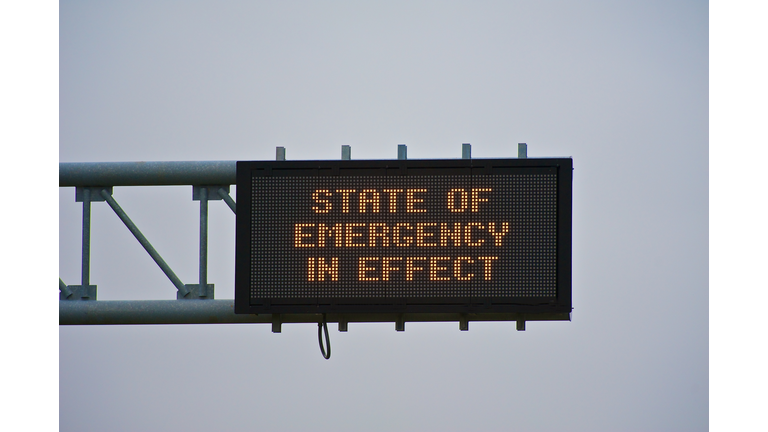 State of Emergency Sign