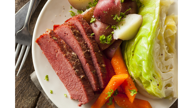 Homemade Corned Beef and Cabbage