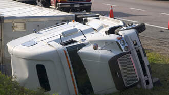 Hazardous materials fire in area of I-22 and Byler Road overhead bridge