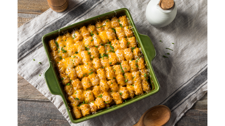 Homemade Tater Tot Hotdish Casserole