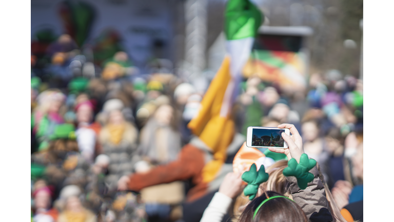 St Patrick Day Parade In City