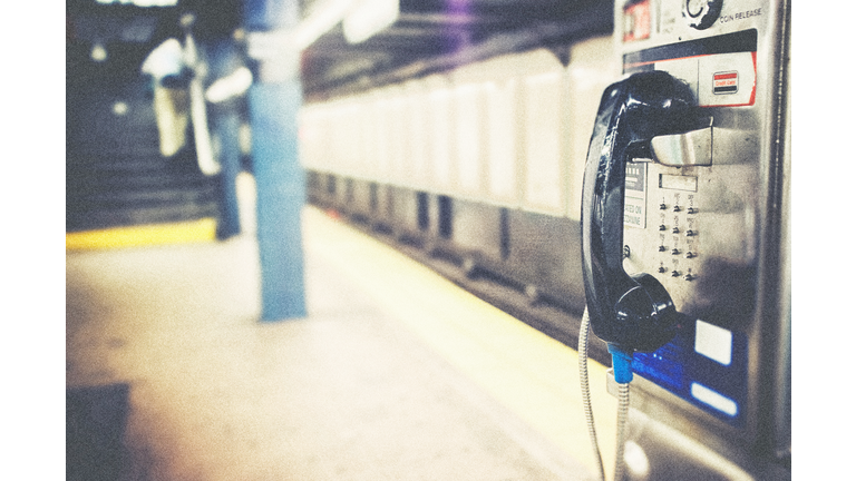 Payphone subway New York City