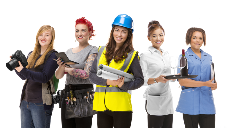 young women jobs group