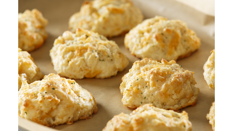 Cheddar Cheese Biscuits Fresh From the Oven