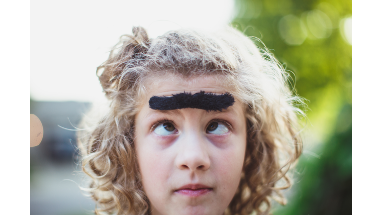 Girl with Bushy eyebrow